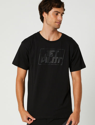 BLK CORP MENS SS TEE