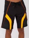 BLK/ORG FIREFLY MENS BOARDSHORTS