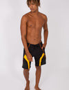 BLK/ORG FIREFLY MENS BOARDSHORTS