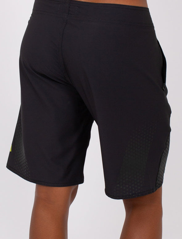 CHAR/YEL FIREFLY MENS BOARDSHORTS