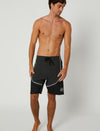 CHAR/YEL FULL PRO 3.0 MENS BOARDSHORTS