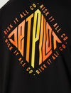 BLK IMPRINT MENS SS TEE
