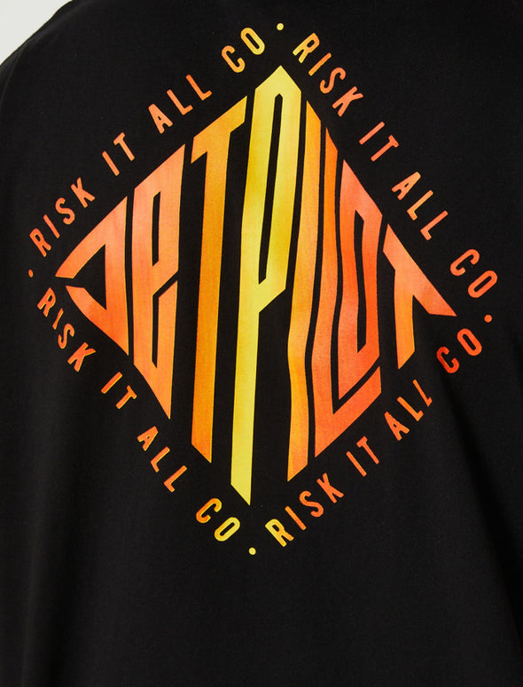 BLK IMPRINT MENS SS TEE