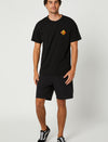 BLK IMPRINT MENS SS TEE