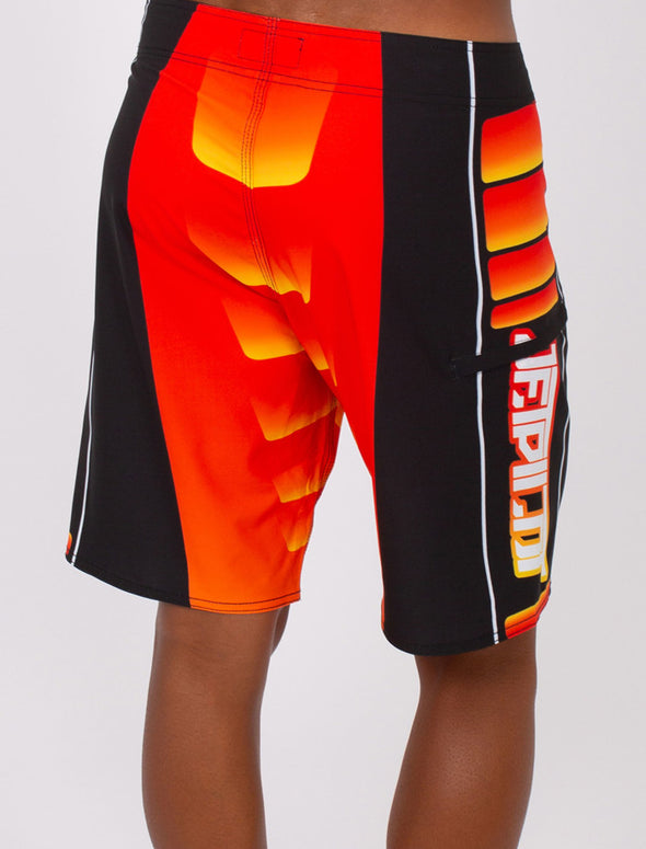 ORG/BLK PODIUM MENS BOARDSHORTS