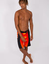 ORG/BLK PODIUM MENS BOARDSHORTS