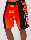 ORG/BLK PODIUM MENS BOARDSHORTS