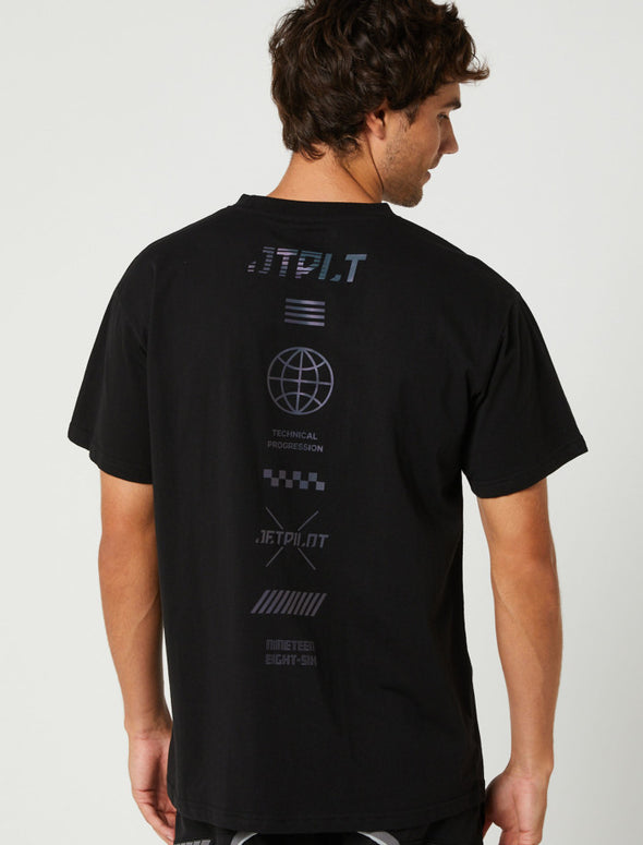 BLK RX VAULT MENS SS TEE