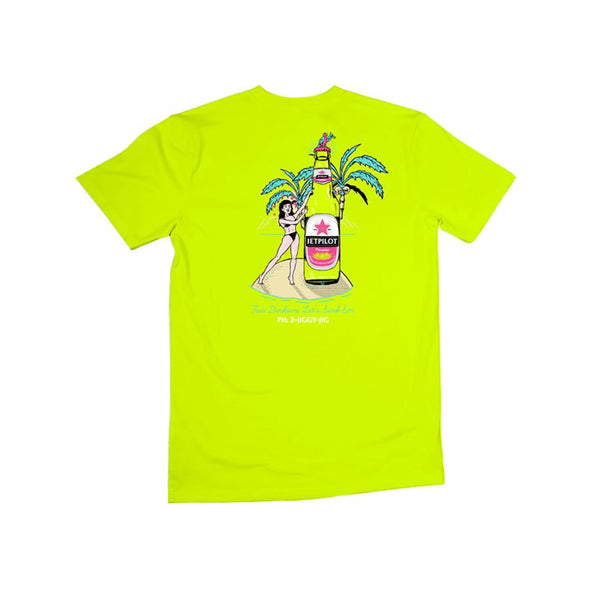 HV YEL FAIR DINKUM MENS TEE