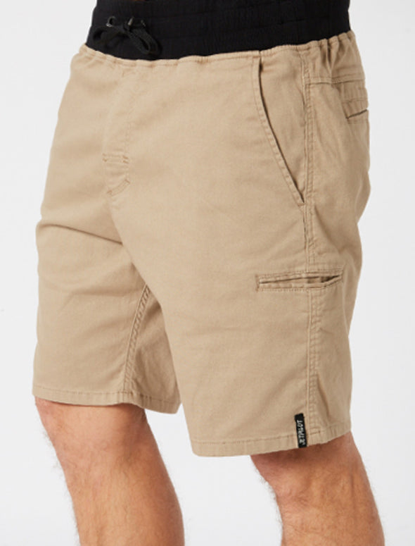 KHAKI STRETCHED OUT WALKSHORT mens