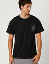 BLK/CHAR TIGER MENS SS TEE