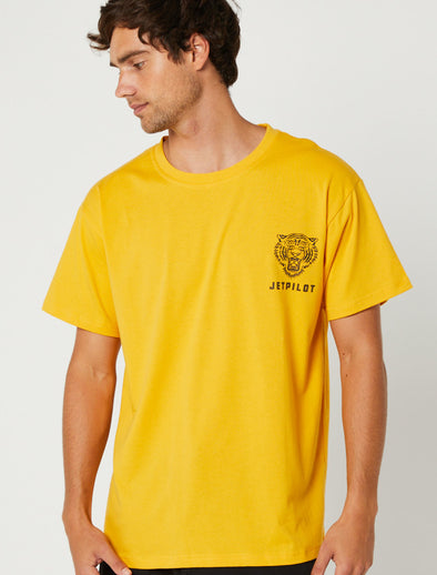 YEL TIGER MENS SS TEE